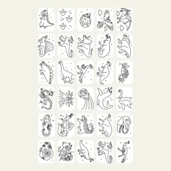 Kidywolf Refill voor Kidydraw Mini tekentablet - Dinosaurussen & Galaxy - Discount