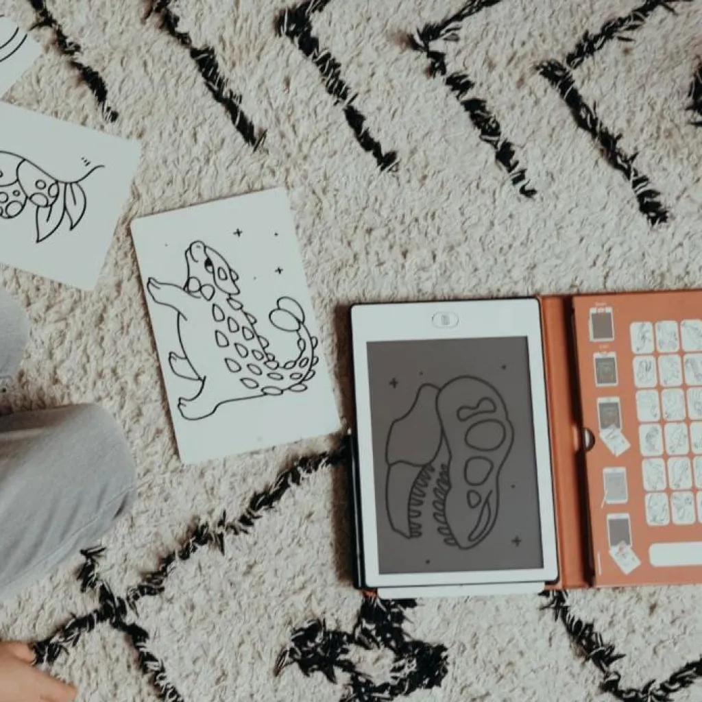Kidywolf Refill voor Kidydraw Mini tekentablet - Dinosaurussen & Galaxy - Discount