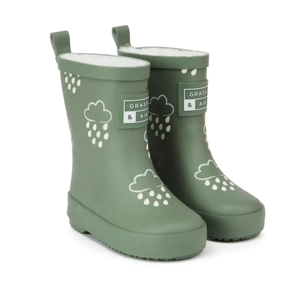 Grass & Air Regenlaarzen - Khaki - Hot