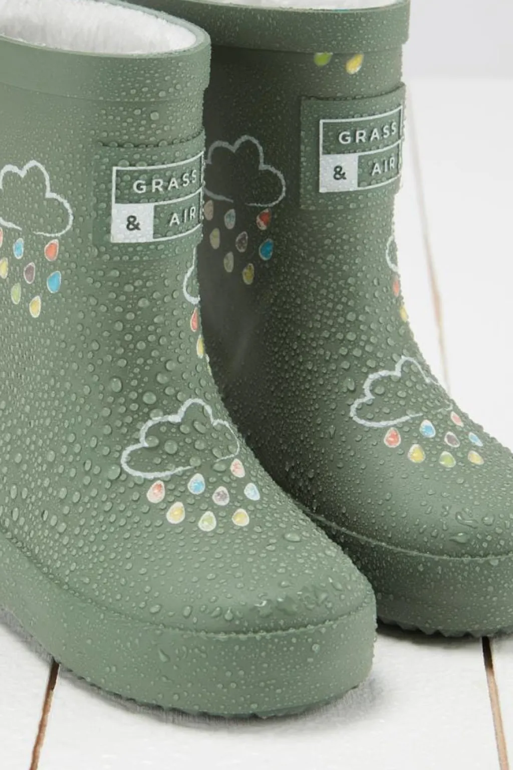 Grass & Air Regenlaarzen - Khaki - Hot