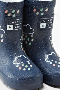 Grass & Air Regenlaarzen - Navy - Clearance