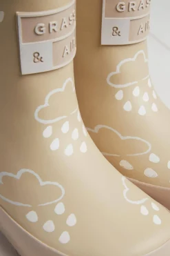 Grass & Air Regenlaarzen - Stone - Online