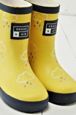 Grass & Air Regenlaarzen - Yellow - Outlet