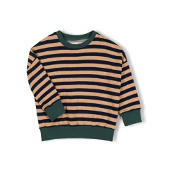 Nixnut Rel Sweater - Navy Stripe - Clearance