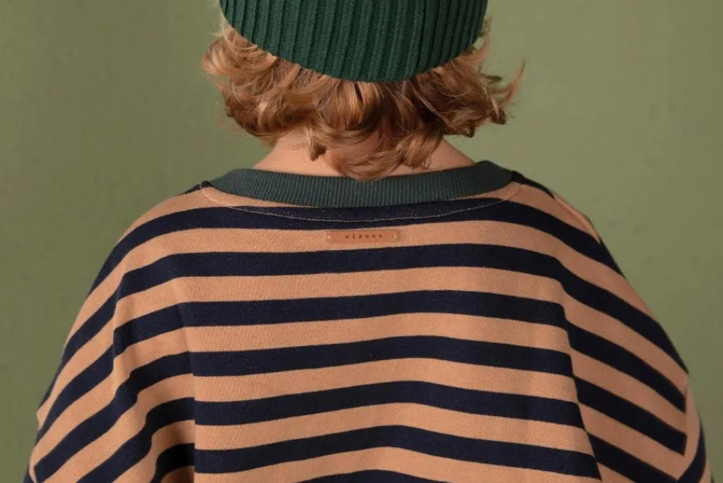 Nixnut Rel Sweater - Navy Stripe - Clearance