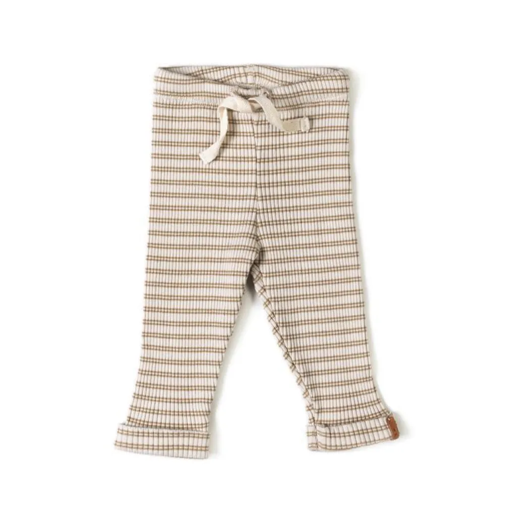 Nixnut Rib legging - Biscuit stripe - Online