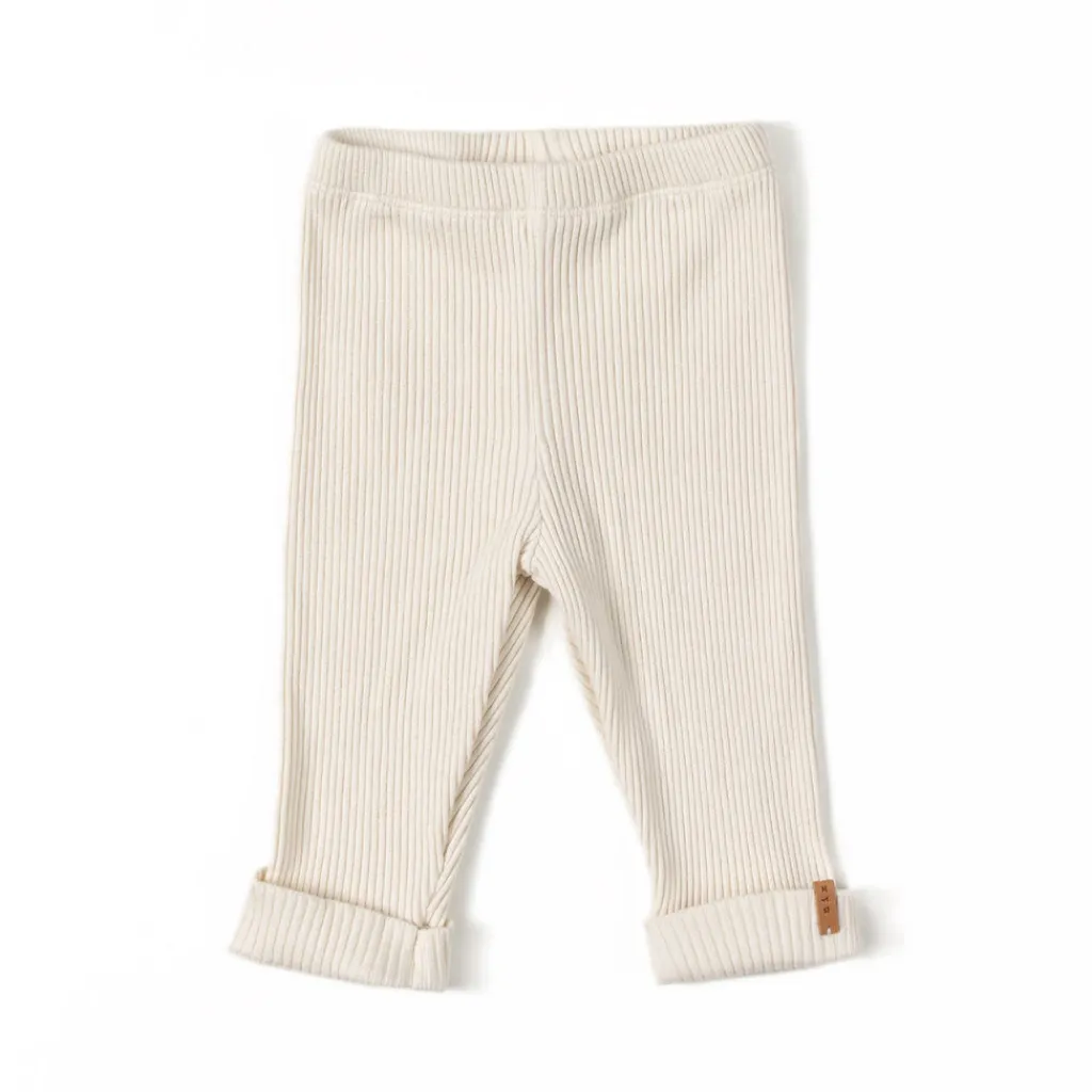 Nixnut Rib legging - Cream -