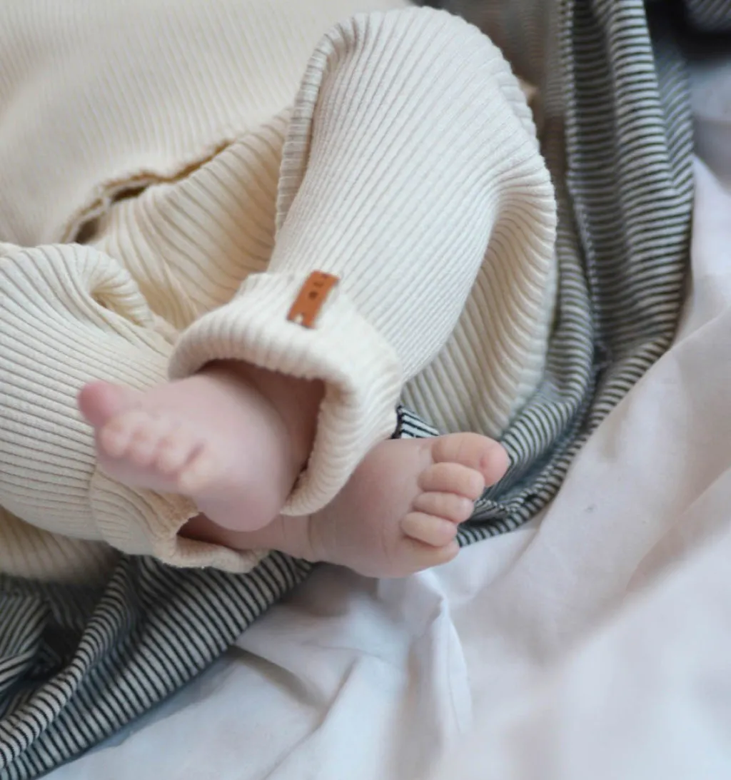 Nixnut Rib legging - Cream -
