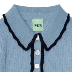 FUB Rib Polo - Sky - Best