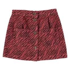 Piupiuchick Rokje - Bordeaux Zebraprint - New