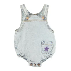 Piupiuchick Romper - washed blue denim - Hot