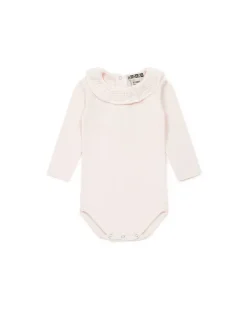 Bonton Romper met kraagje - Rose des fleurs - Hot