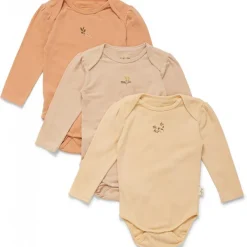Konges Slojd Rompers Cue 3 pack - Peach/Moonlight/Mandarin - Discount