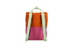 Sticky Lemon Rugzak large - Better Together Colourblocking Gravel Orange & Rosette Pink - Hot