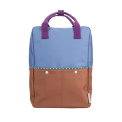 Sticky Lemon Rugzak large - Better Together Colourblocking Badminton Blue & Leather Ball - Outlet