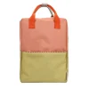 Sticky Lemon Rugzak large - Wonders Coral pink + Reed green - Discount