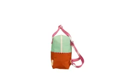 Sticky Lemon Rugzak small - Better Together Colourblocking Towel Green & Gravel Orange - Sale