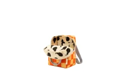 Sticky Lemon Rugzak small - Farmhouse checkerboard pear jam + ladybird red -
