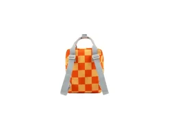 Sticky Lemon Rugzak small - Farmhouse checkerboard pear jam + ladybird red -