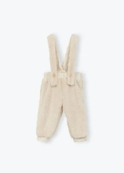Arsene et les pipelettes Salopette teddy - beige - Sale