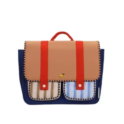 Sticky Lemon Schooltas - Wonders Jane beige + Ned blue - Best