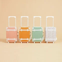 Olli Ella See-Ya Suitcase - Blush - Best