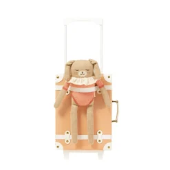 Olli Ella See-Ya Suitcase - Blush - Best
