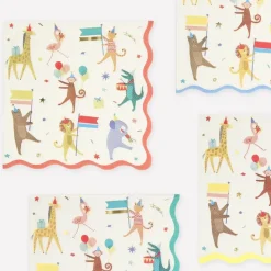 Meri Meri Serviettes - Animal Parade - Sale