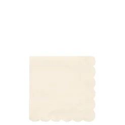 Meri Meri Serviettes - cream simply eco S - Hot