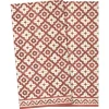 Maileg Serviettes de table - Napkin mosaic red small - Best