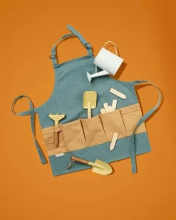Kid's Concept Set met tuingereedschap en schort - New