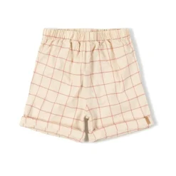 Nixnut Short - Stic Papaya Checkered - Discount