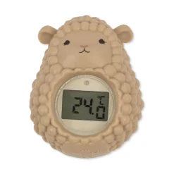 Konges Slojd Siliconen badmatje en thermometer schaap - Warm Clay - Outlet