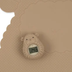 Konges Slojd Siliconen badmatje en thermometer schaap - Warm Clay - Outlet