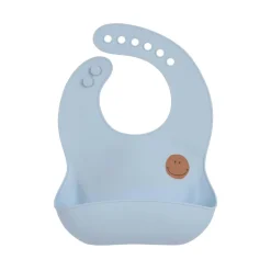 Lässig Siliconen slabbetje - Happy Rascals Smile Sky Blue - Sale