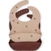 Konges Slojd Siliconen slabbetjes 2 pack - Cherry/Mocca - Sale