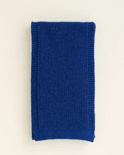 Hvid Sjaal Gustave - Cobalt blue - Outlet