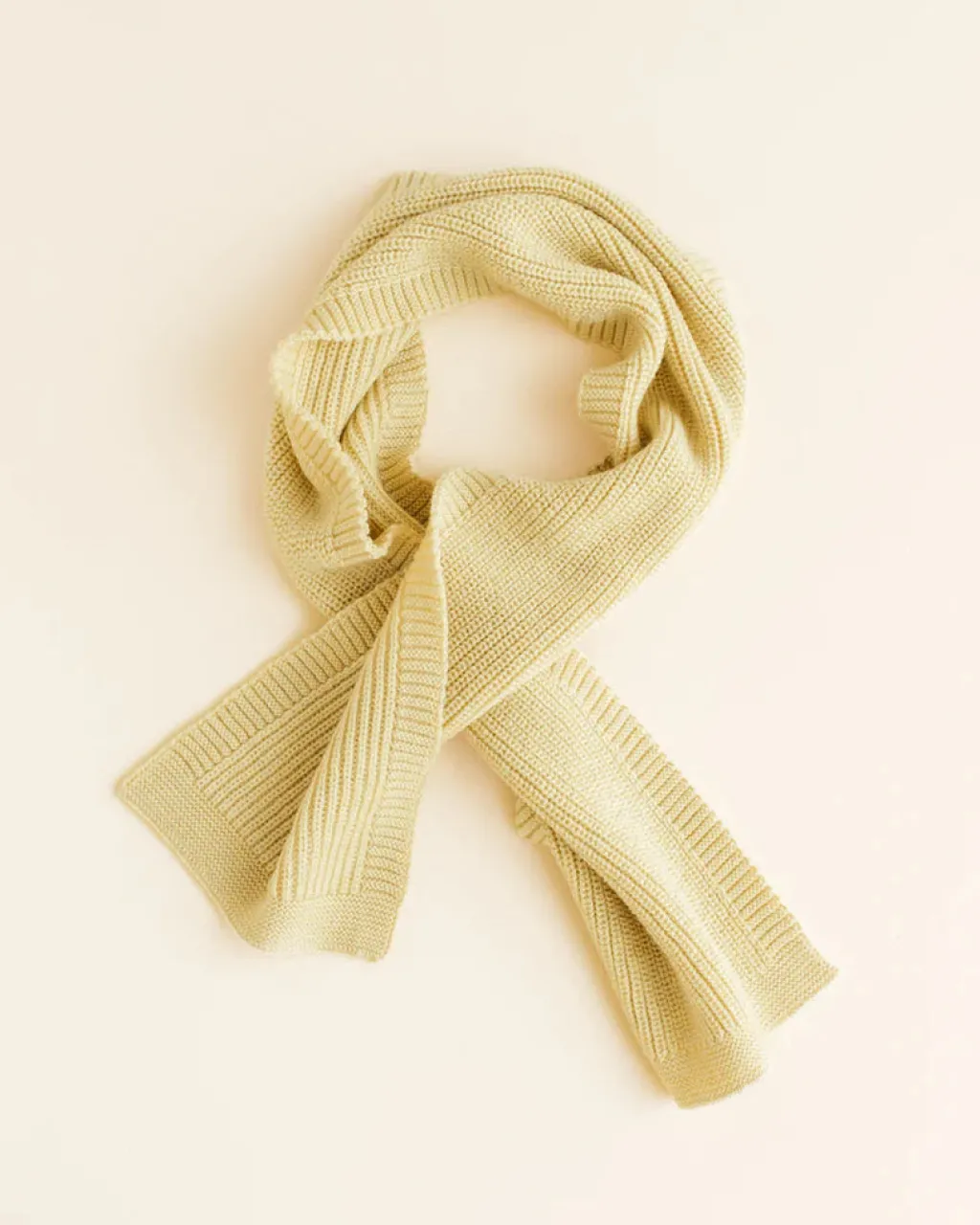 Hvid Sjaal Gustave - Light Yellow - New