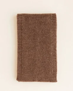 Hvid Sjaal Gustave - Mocha - Outlet