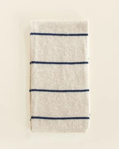 Hvid Sjaal Igor - Cream / Blue - Outlet
