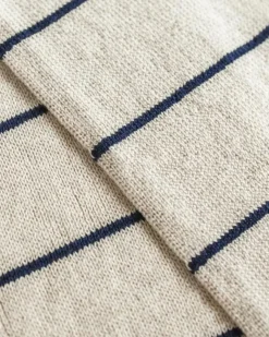 Hvid Sjaal Igor - Cream / Blue - Outlet