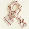 Hvid Sjaal Igor - Cream / Red - Best