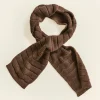 Hvid Sjaal Jacobino - Mocha - New