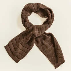 Hvid Sjaal Jacobino - Mocha - New