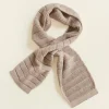 Hvid Sjaal Jacobino - Sand -