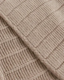 Hvid Sjaal Jacobino - Sand -
