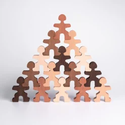 Flockmen Skin tone set - Bouwspel 15 stuks - Hot