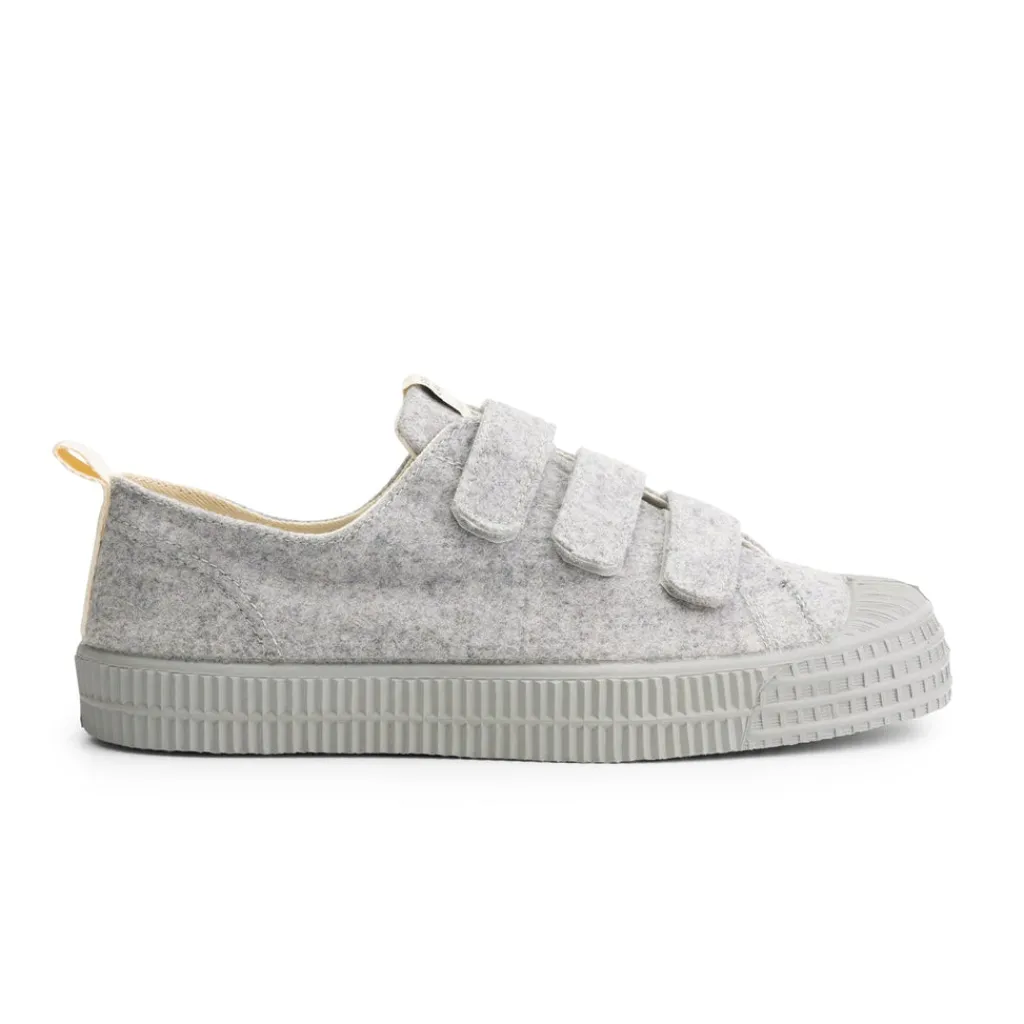Novesta Sneakers Fleece LT - Grey melange - Gray Label x Clearance