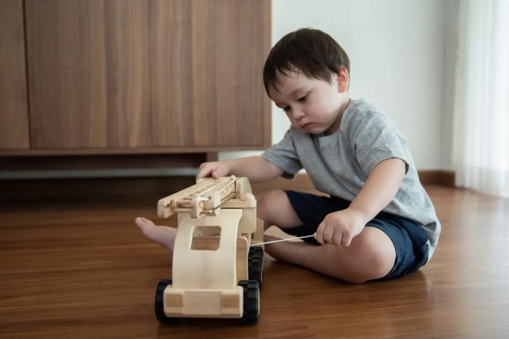 PlanToys Speelgoed brandweerwagen - Discount