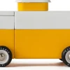 Candylab Speelgoedauto hout - Beach bus yellow - Discount